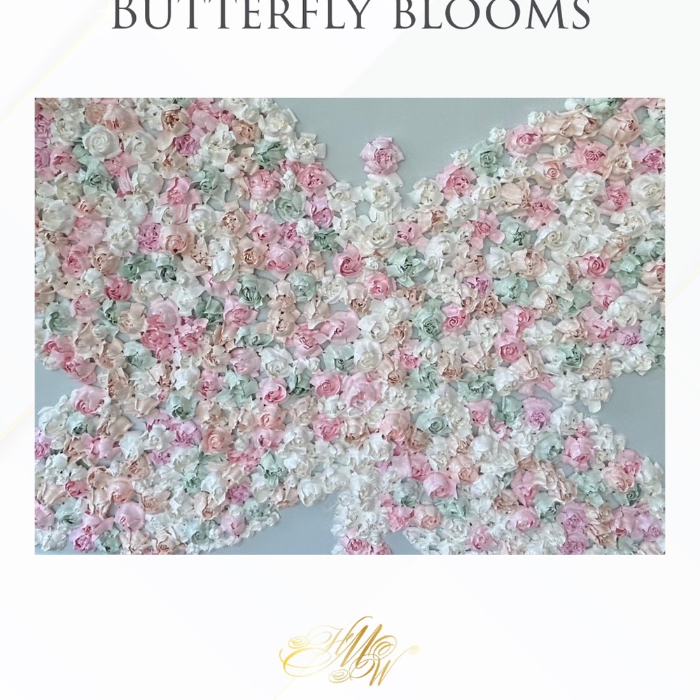 Pink and Multicolor Butterfly Art